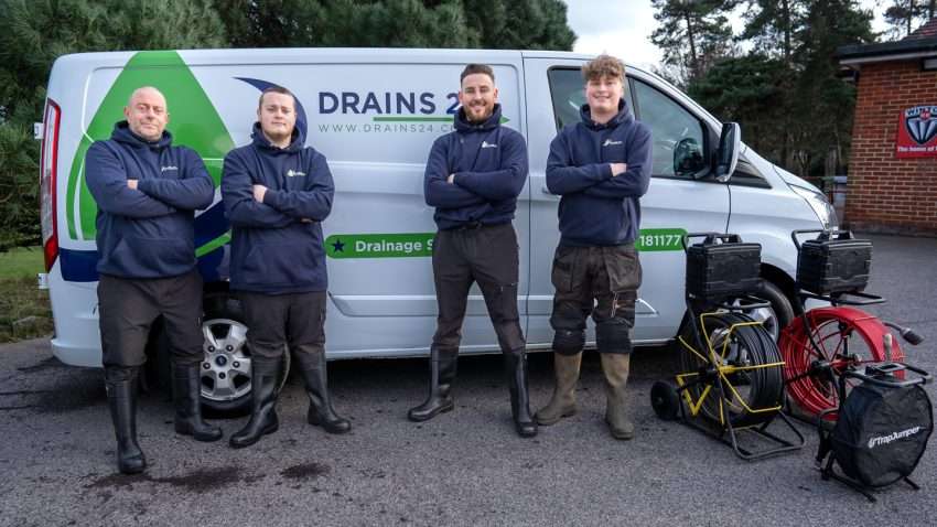 Farnham Drains24 team of certified drainage engineers providing professional maintenance and blocked drain prevention services in Farnham