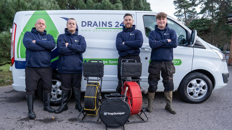 cctv drain survey before buying a property in farnham